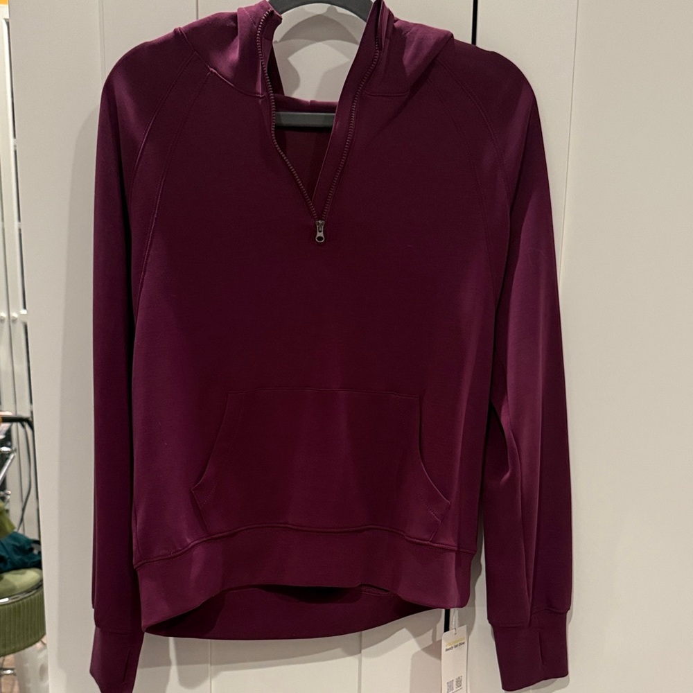 Plum Half-Zip Women's Sweater